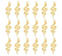 COHEALI 30pcs Antique Alloy Snake Charms for Jewelry Making Aesthetic Animal Pendants for DIY Earrings Necklaces Bracelets Sturdy Craft Accessories with Cultural Symbolism