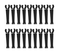 COHEALI 30pcs Car Air Freshener Vent Clip U Shaped Alloy Black for Vehicle Air Vent Interior