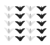 COHEALI 30pcs Clip Bow Tie Hardware Fastener with Adjustable Strap Buckle, Metal and Plastic Construction Featuring Stable Clasp Structure and Smooth Surfaces, for Business and DIY