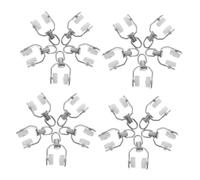 COHEALI 30pcs Curtain Track Rollers Curtain Track Roller Gliders with Hooks Smooth Sliding Silent Operation Plastic Metal for Window Commercial Use