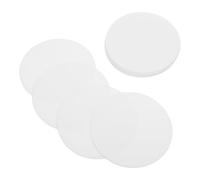 COHEALI 30pcs Round Kiln Paper Ceramic Fiber Sheets for Microwave Kilns, High Temperature Insulation and Space Saving Fireproof Gasket Material for DIY Projects and Glass Fusing