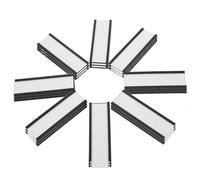 COHEALI 30pcs Rubber C-Channel Label Holder for Shelves and Doors, Easy to Install and Remove Tag Holders for Workspace Organisation and Retail Storage