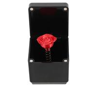 COHEALI 3d Rose Proposal Box Heart Shaped Decorative Gift Box for Valentine's Day and Wedding, Lifelike Plastic and Iron Material with No Additional Decorations, Romantic Surprise Gift