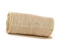 COHEALI 3m Hessian Jute Ribbon for DIY Crafts Home Decor Wedding Decoration Wide Jute Cloth Decoration for Burlap Projects and Table Runner Brown Styling
