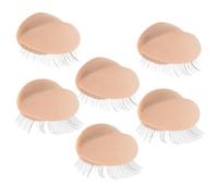 COHEALI 3pairs Removable Replacement Eyelids for Eyelash Extension Practice Lash Extension Practice Kit Compatible with Mannequin Head Realistic Design for Efficient Training and Easy Use
