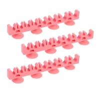 COHEALI 3pcs Cosmetic Brush Drying Rack Cosmetic Brush Organizer Multiple Slots Design Silicone Silicone Material Not Easy to Break Or Deform Long Serving Life Drying