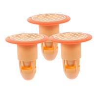 COHEALI 3pcs Floor Drain Covers Floor Strainers Sink Sewer Stoppers Abs Rubber Material Prevent Odor Gas Diffusion Block Debris 38-48mm Diameter 65mm Depth Bathroom Use