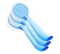 COHEALI 3pcs Goat Horn Facial Cleansing Brushes Deep Pore Exfoliator Face Scrubber for Women Portable Manual Nose and Skin Cleaner for Travel Home Office Use