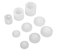 COHEALI 3Pcs Leather Bell Die Mold Kit Handcraft Leather Forming Tool for Precision Bell Shaping 20Mm 25Mm 30Mm for DIY Crafting and Holiday Decorations