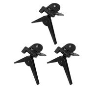 COHEALI 3pcs Phone Tripod Camera Tripod Portable Adjustable Abs Material Foldable Mini Desktop Stand Black for Outdoor Photography