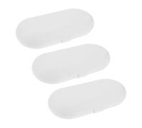 COHEALI 3pcs Portable Water Flosser Travel Case with Hard Plastic Shell Compatible with Philips Oral Irrigator Lightweight Nozzle Head Organizer for Trips and Storage Protection