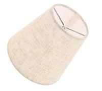 COHEALI 3pcs Small Fabric Lampshades Natural Cloth Drum Light Shades for Table and Desk Lamps Dust-Resistant Lamp Covers with Gentle Light Diffusion for Bedroom Living Nursery