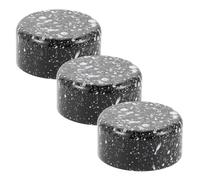 COHEALI 3pcs White Plastic Stompbox Footswitch Button Caps for Effects Pedals and Single-effect Units, Anti-slip Design with Stable Performance, for Guitar Pedal Protection