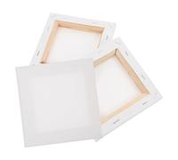 COHEALI 3pcs White Stretched Canvas Panels for Painting, Synthetic Material No Burrs, for Acrylic and Pastels, for DIY Decoration and Beginner Artists