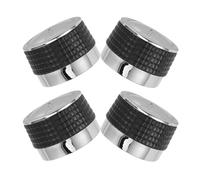 COHEALI 4 Pcs Plastic Grill Control Knobs Replacement with Electroplated Finish, Wear Resistant and Easy Adjustment, Suitable for Grill and Oven, for Outdoor Grilling Area or Kitchen