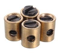 COHEALI 4 Pcs Sturdy Metal Throttle Cable Repair Kit with Easy Installation, Compatible with Quad and Atv, Includes Golden Brake Bolt Pin for Go Kart and Motorcycle Throttle Cable Ends