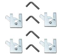 COHEALI 4 Sets Pet Cage Lock Pet Cage Automatic Latch Galvanized Iron Easy to Install Anti-theft Creative Design Appearance