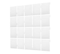 COHEALI 4 Sets Writable White Paper Binder Dividers with 5 Tabs and 3 Hole Punch, Compatible with Standard 3 Ring Binders, 11x9 Inch Loose Leaf Separators for Office, School and Journal