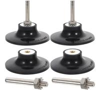 COHEALI 4pcs 69mm Sanding Disc Holder Backing Pads for Power Drill Sander Adapter, Angle Disc Holder Accessories for Grinding and Polishing Tools