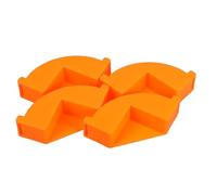 COHEALI 4pcs 90 Degree Woodworking Corner Clamps for DIY Projects, Adaptable Drawer Clamping Tool with Easy Assembly, Sturdy Pp Material, Orange Angle Clamps for Precise Woodwork