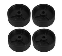 COHEALI 4pcs Gas Heater Wheels Plastic Wheels for Patio Heater Patio Black Pp Material 61mm Diameter with Heat and Wear Resistance Smooth Mobility Replacement Parts