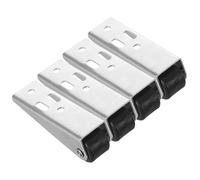 COHEALI 4Pcs Heavy Duty Non-Slip Side Mount Casters for Furniture, Cabinet Wheel Replacement Rollers Suitable for Coffee Table, Sofa and Home Use