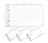 COHEALI 4pcs Horizontal Id Card Cover Badge Holders with Secure Protection and Practical Design, Abs Plastic Material for Home and Formal Occasions, for Officers and Doctors