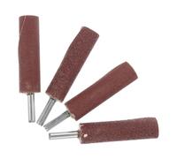 COHEALI 4Pcs Large Cylindrical Sanding Drum with 6Mm Shank Rotary Tool Accessories Flap Sanding Wheel Die Attachments for Polishing and Grinding Power Tools