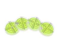 COHEALI 4pcs Mini Bubble Level, Small Bubble Level, Plastic, Green, High Precision Measurement, Multifunctional Design, for Mechanical Processing and Engineering Measurements