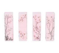 COHEALI 4pcs Pink Empty Lipstick Tubes Classical Lip Balm Containers Made of Abs with Simple Structure, Easy to Fill and Small Size, for DIY Cosmetics and Lip Storage