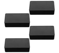 COHEALI 4pcs Plastic Junction Box Electrical Project Box Storage Case for Electronics with Extended Usage Black 100x60x25mm Organise Cables