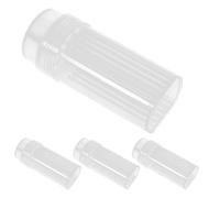 COHEALI 4pcs Plastic Microscope Slide Storage Box for Convenient Storage and Protection of Pathology and Microscope Slides, for Schools and Classroom Use