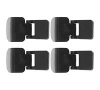 COHEALI 4pcs Plastic Reptile Tank Buckle for Turtle and Feeding Box Easy to Install and Remove Sturdy Anti-escape Latch for Glass Turtle Tank Black Plastic Aquarium Lid Clip