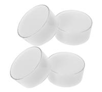 COHEALI 4pcs Round Sponge Finger Moistener for Bills and Paperwork with Nospill Design and Reducing Hand Fatigue, for Finance Offices and Office Desk Setup