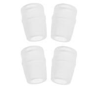 COHEALI 4pcs Soft Silicone Bite Valve Replacement Nozzles for Sports Water Bottles Comfortable Ergonomic Mouthpiece Hydration Nozzle for Running Hiking Biking Outdoor Activities