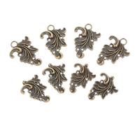 COHEALI 4Pcs Vintage Metal Cloak Clasps Retro Sweater Shawl Cardigan Clips Chinese Closure Buttons for Hanfu Qipao Traditional Clothing Replacement Accessories