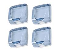 COHEALI 4pcs Wall Socket Cover Outlet Shield Blocker 86 Type Plastic Splashproof Power Box Protector for Balconies Living Rooms, Sturdy and Deformation Resistant Random Color