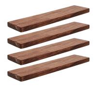 COHEALI 4pcs Walnut Hardwood Planks Wood Blocks for Beginners Woodworking Enthusiasts Coffee Color Easy Handling Fine Finish Home Decor Craft Projects