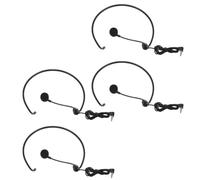 COHEALI 4pcs Wired Headset with Microphone Noise Cancelling Omnidirectional Headworn Mic for Public Speaking Singing Teaching Classroom Compatible with Voice Amplifiers and Computers Black
