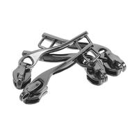 COHEALI 4pcs Zinc Alloy Explosion-Proof Suitcase Zipper Pulls with Double Layer Design, Easy DIY Installation and Wide Compatibility for Luggage and Jackets at Airports and Train Stations
