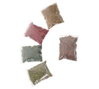 COHEALI 5 Bags 180ml Realistic Miniature Leaves for Models, Resin Material with Maintenance-free Setup and Enhanced Visual Texture, for Fairy Garden and Model Railway Scenery Accessories