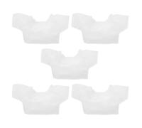 COHEALI 5 Pcs White Bear Clothes for Plushies And Stuffed Animal Clothing | Diy Tiny Bear Shirts for Dressing Fun | Compatible with 13cm Plush Dolls