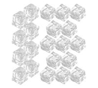 COHEALI 50pcs Acrylic Faux Ice Cubes 18mm Irregular Square Decorative Ice Cubes for Photo Studio Posing Props and Event Display