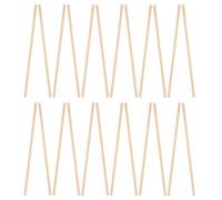 COHEALI 50pcs Bamboo Craft Sticks for DIY Projects with Natural Texture, Versatile Unfinished Rods for Sculptures and Architectural Models, Beige Colour for Crafting and Model Building