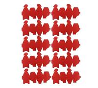 COHEALI 50pcs Creative Heart Candy Case Candy Containers Paper Packaging Romantic Red Heart-shaped Boxes for Wedding Decoration Party Favour