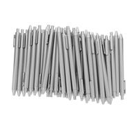 COHEALI 50pcs Retractable Ballpoint Pens with Black Ink, Plastic Material, Comfortable Grip, Portable and Sl esign, for Office Decor, Guest Favour, School, and Everyday Writing Use