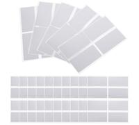 COHEALI 50pcs Silver Scratch Off Labels with Fine Workmanship, Rectangular Paper Stickers for Birthday and Festival Gatherings, Self Adhesive Scratch Card Stickers for Game Props and Prize