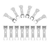 COHEALI 50pcs Stainless Steel Air Pump Swing Bracket for Oxygen Pumps Easy Replacement with Precision Axle Holes and Optimized Swing Arm Angle for Indoor and Balcony Tank Oxygenation