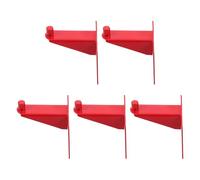 COHEALI 5pcs Fire Extinguisher Wall Bracket Carbon Steel Red Easy Installation Optimizing Fire Equipment Management for 9kg Extinguishers Suitable for Offices and Factories