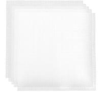 COHEALI 5pcs Plastic Mesh Sheets for Bag Making and Crochet Projects, White Plastic Canvas with Smooth Surface and Cuttable Design, for Craft and Embroidery DIY Bags